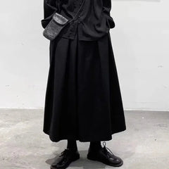 pantalon hakama large japonais pour homme