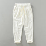 pantalon respirant en lin homme