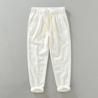 pantalon respirant en lin homme