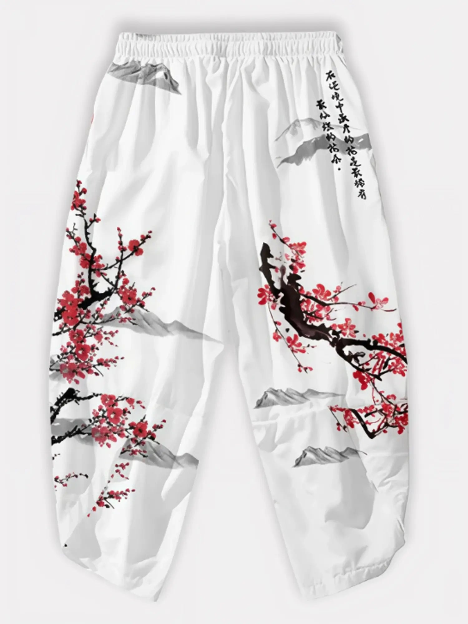 pantalon fleuri pour homme style japonais
