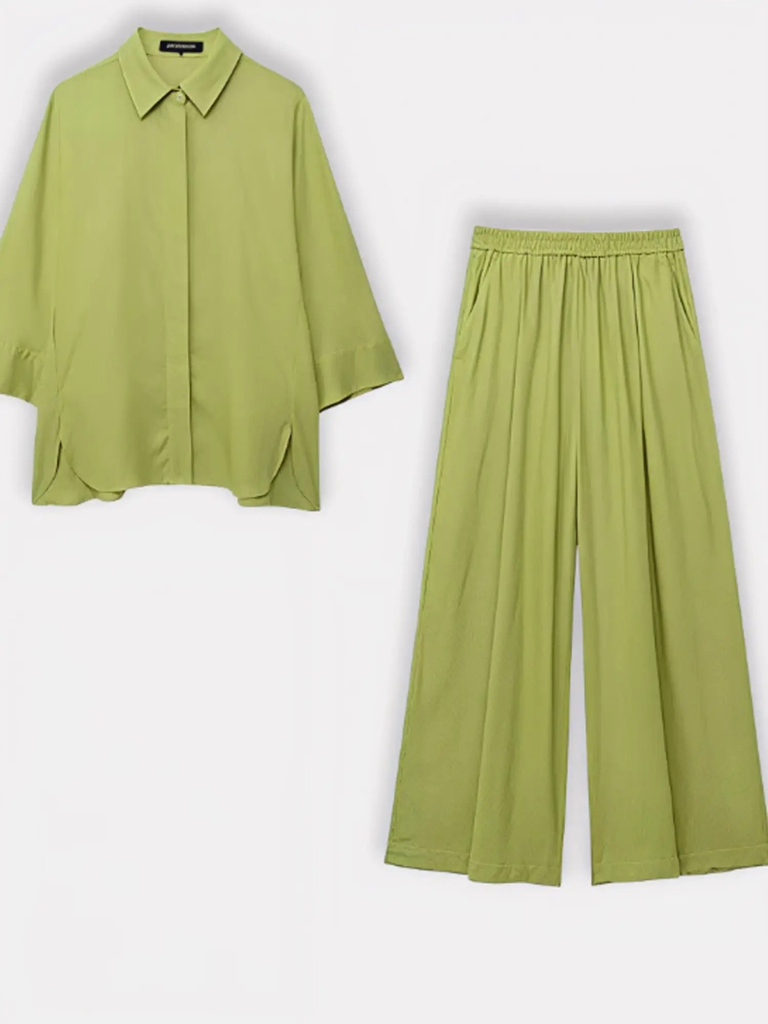 Ensemble femme chic vert pistache