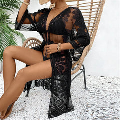 kimono d'été brodé