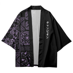 Veste kimono champion violet