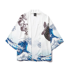 Haori | vague et carpe