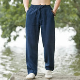 Pantalon Léger En Lin Japonais D'été