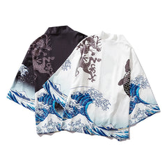Haori | vague et carpe