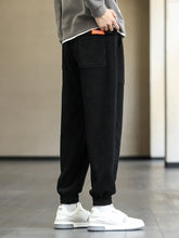 pantalon stylé en velours côtelé