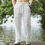 pantalon d'été fabriqué en lin japonais