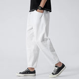 broderie style japonais sur pantalon d'été