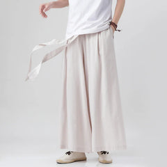pantalon hakama en tissu léger