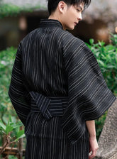 kimono traditionnel japonais pour homme en coton