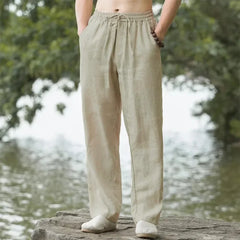 pantalon en lin léger pour l'été
