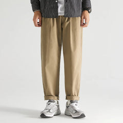 Pantalon japonais confort homme coloris camel