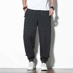 Pantalon En Lin Japonais