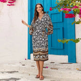 Kimono Plage Bohème | Fleurs d’Été - vue 14