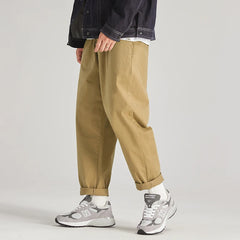 Pantalon japonais confort homme coloris kaki