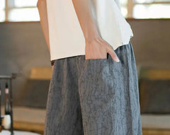 pantalon homme en tissu japonais