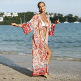 Kimono À Fleurs Pour Femme