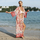 Kimono À Fleurs Pour Femme