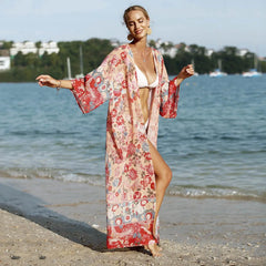 Kimono À Fleurs Pour Femme