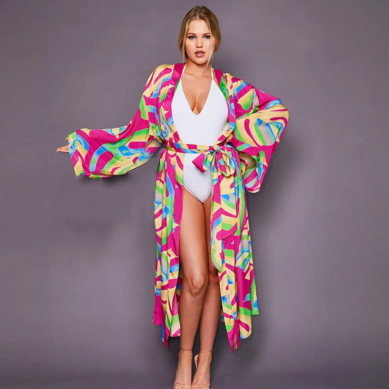 Kimono De Plage Coloré