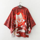 Haori | masque de renard Rouge, dos