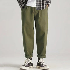 pantalon avec imprimé traditionnel japonais