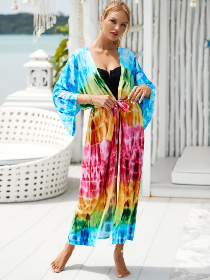Kimono Long Coloré | Aloha