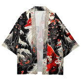Haori | renard et cerisiers
