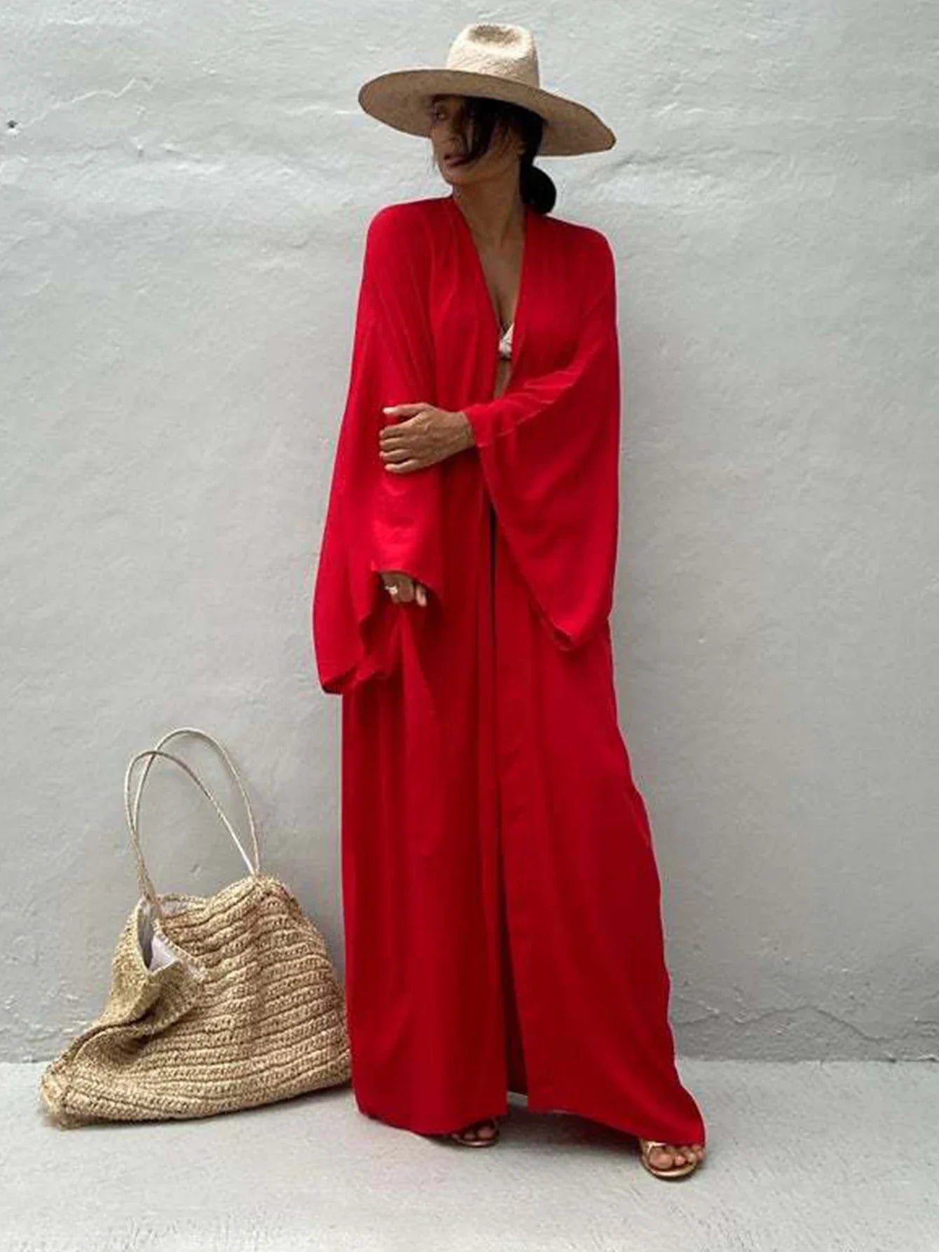 kimono tendance à manches larges