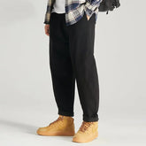 pantalon de style asiatique en lin
