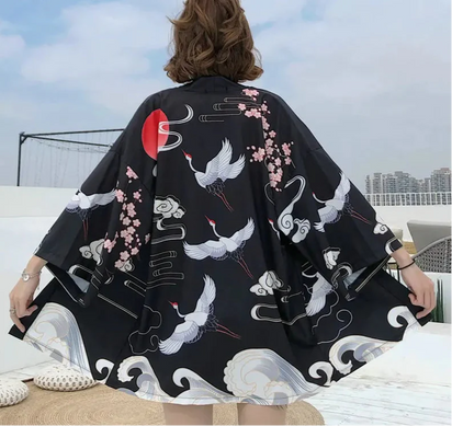 veste kimono japonais femme tendance