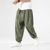 pantalon stylé avec motifs japonais