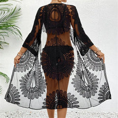 mousseline fluide pour tenue de plage