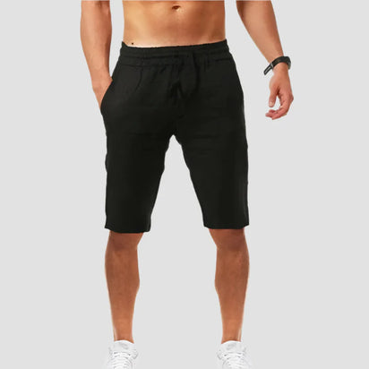 short en lin japonais classique