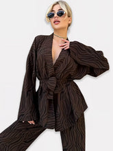 ensemble élégant style zèbre pour femme