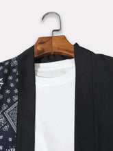 veste kimono colorée en tissu léger