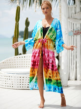 Kimono Long Coloré | Aloha - vue de côté
