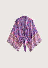 Kimono Fleuri Court Violet