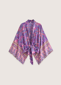 Kimono Fleuri Court Violet