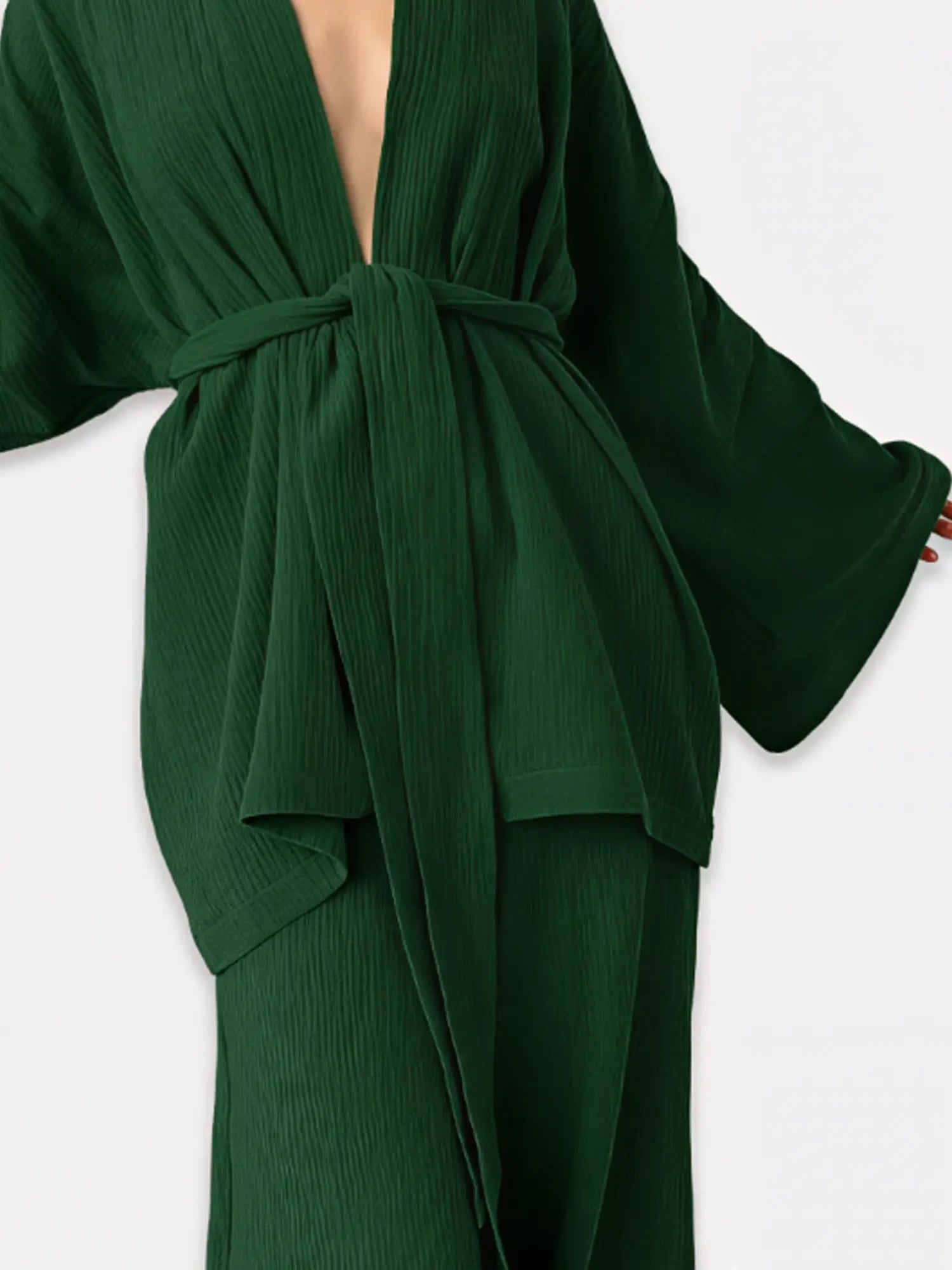 Ensemble Kimono Femme Forêt Verte