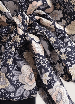 kimono gris et rose femme