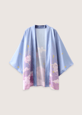 Haori | chats et constellations Bleu ciel, face