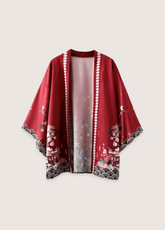 kimono japonais rouge mystique