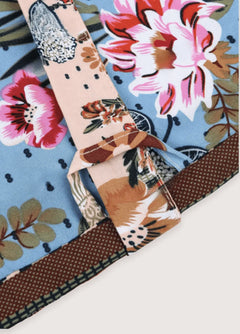vêtement bohème multicolore en patchwork