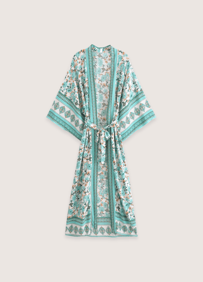 Kimono Long | Bleu Calanque