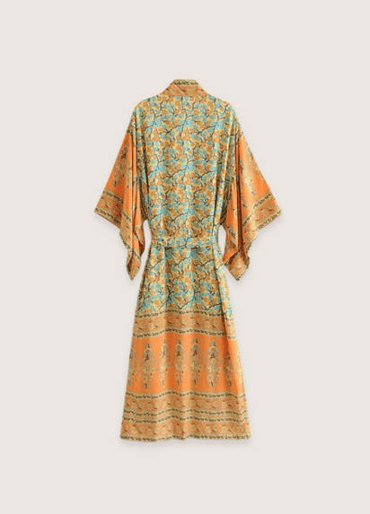 kimono long orange