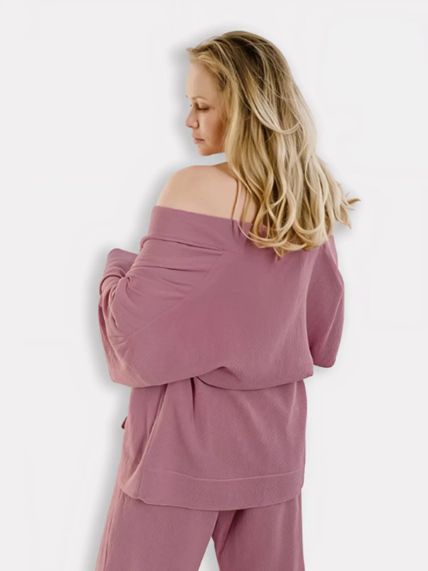 Ensemble Kimono Femme Poudré Rose