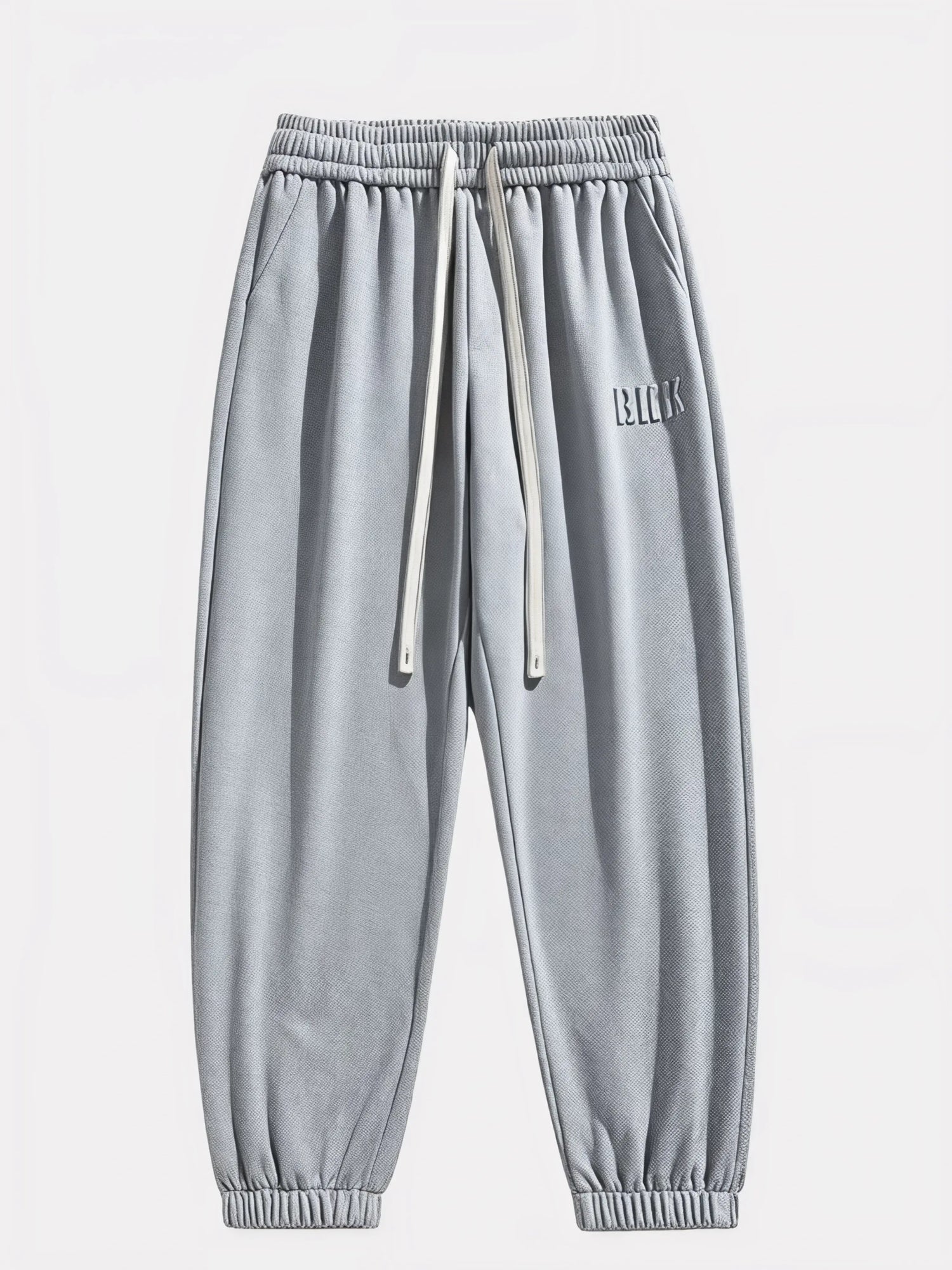 Pantalon Akira gris moyen, style japonais moderne et confortable