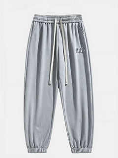 Pantalon Akira gris moyen, style japonais moderne et confortable